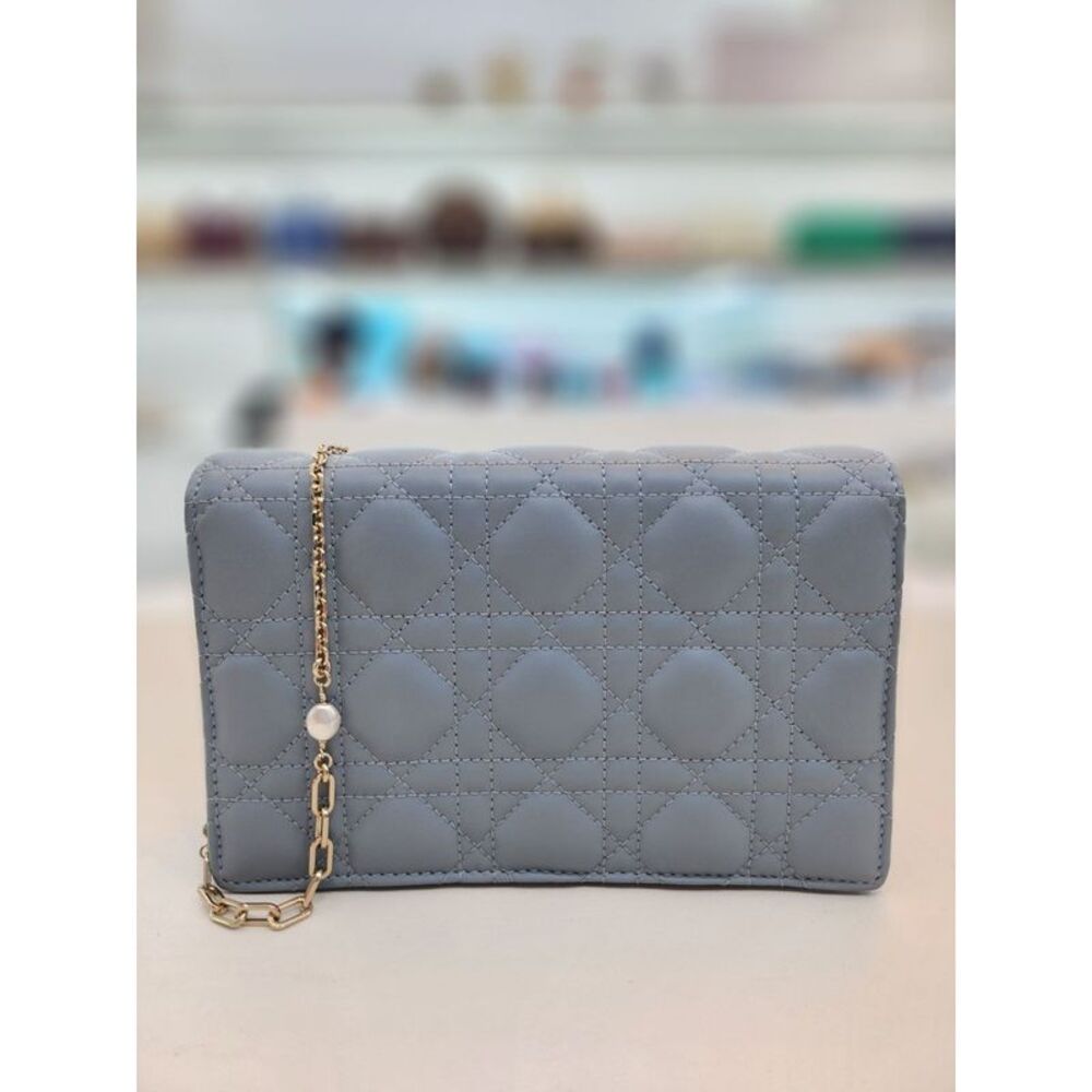 Daily Chain Pouch Blue Crossbody Bag Tu - Picture 5 of 8